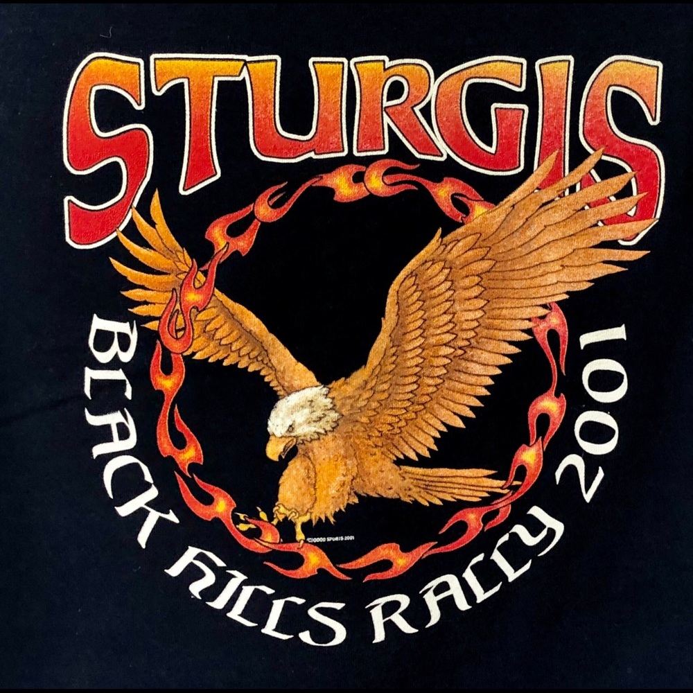 Vintage 2001 Sturgis Black Hills Rally tee